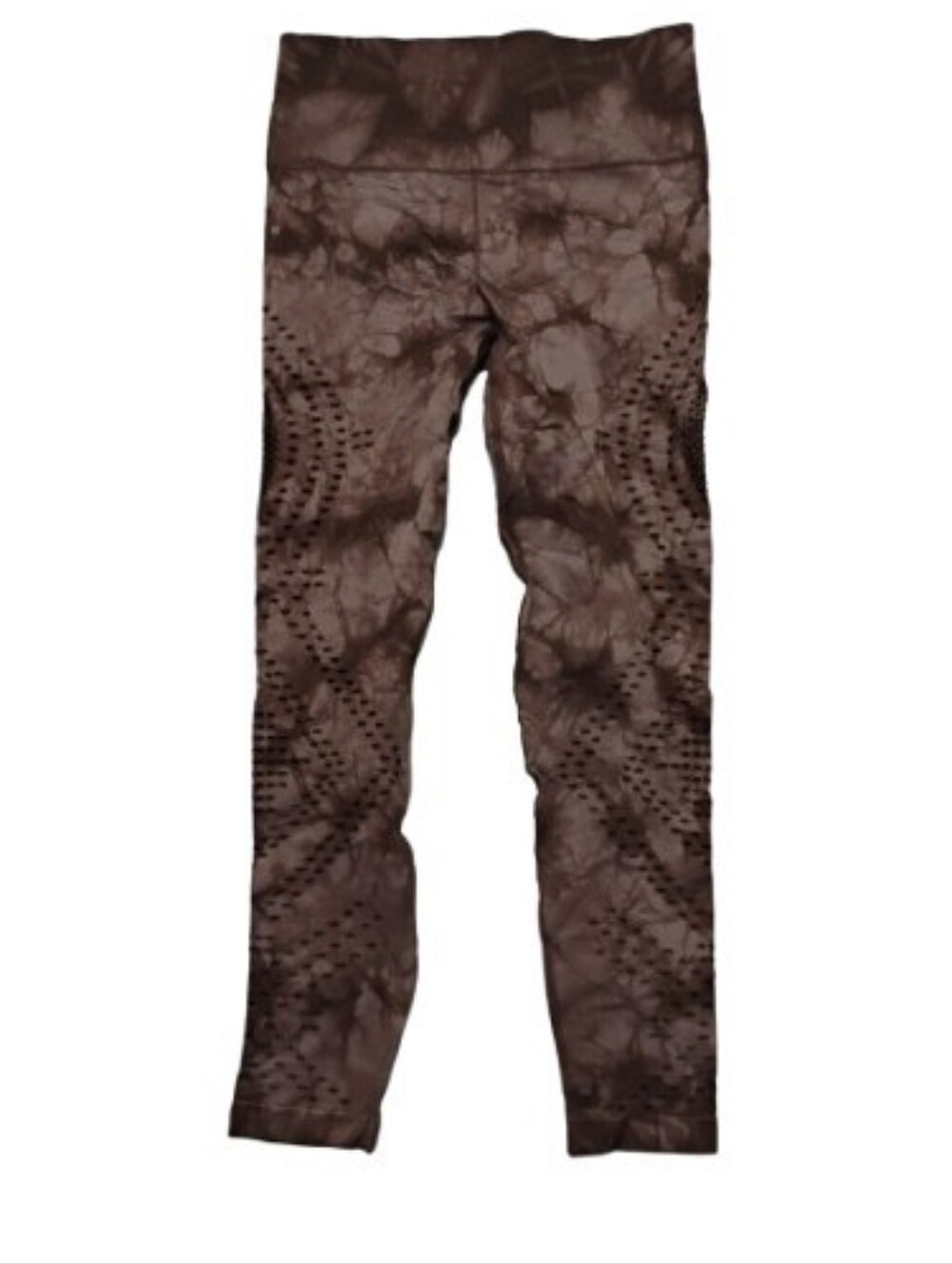Betsey Johnson Acid Wash Athleisure Lasercut Athletic Leggings Tights Sz S